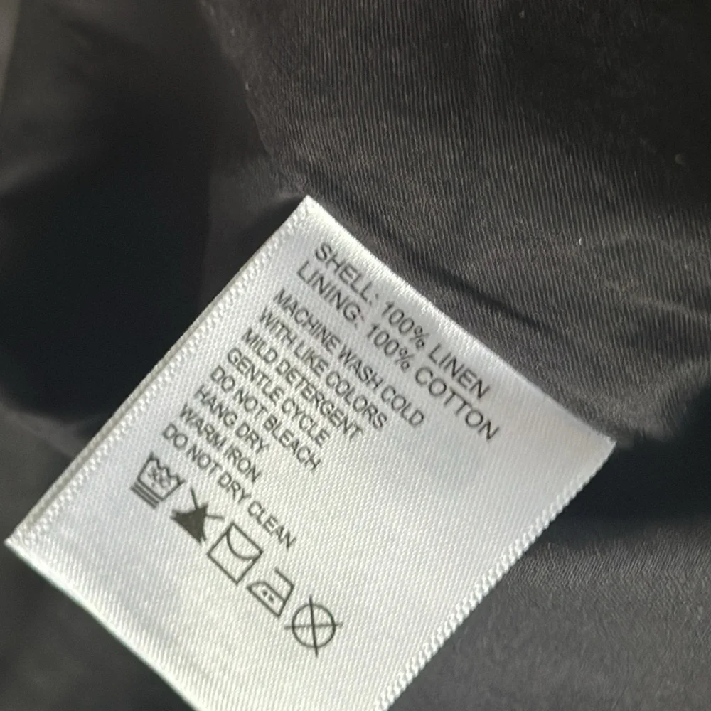 NWT Tommy Bahama dress Texas Tech size Medium black Ruffled Linen Collegiate - Picture 8 of 10